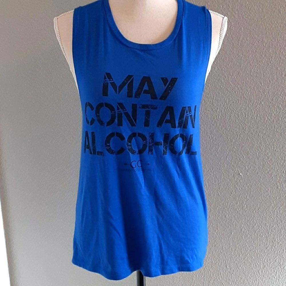 Bella Canvas May Contain Alcohol tank Size M